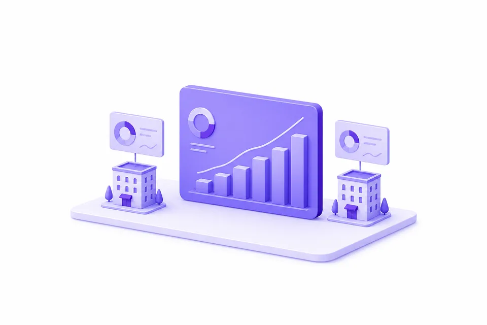 Consolidated leadership reports with property-level drill-down.