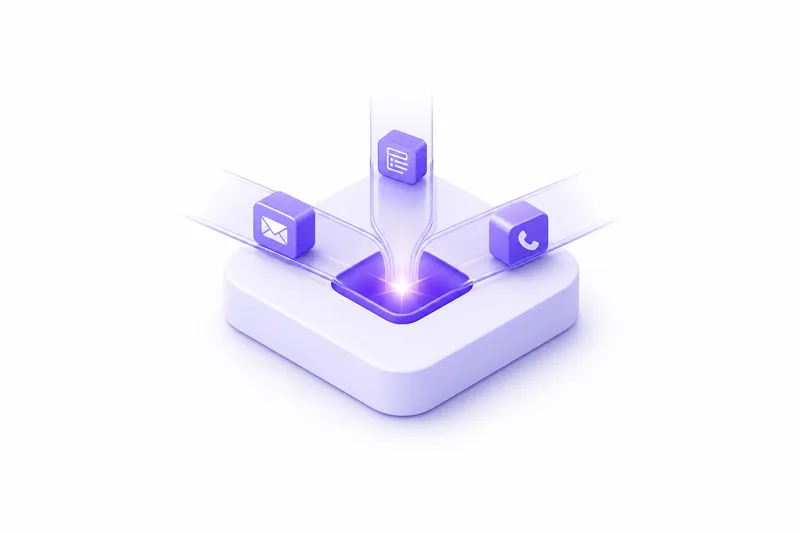 Inquiries scattered across channels